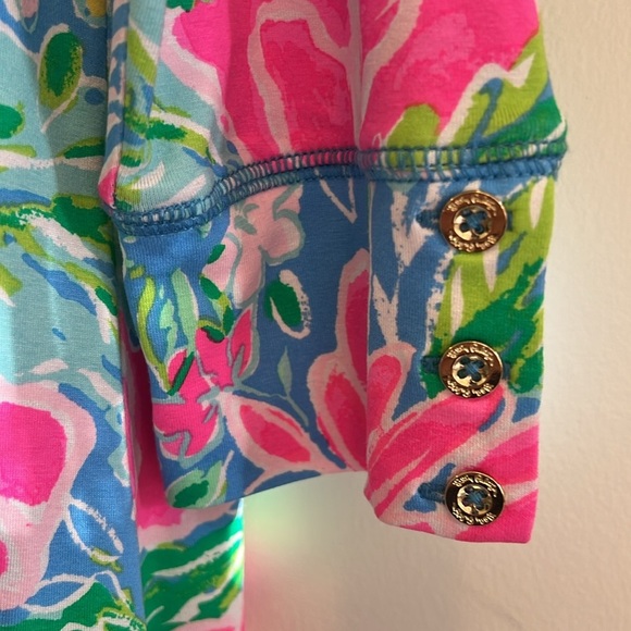 Lilly Pulitzer Pink Sheath Dress 3/4 Sleeve Resort Wear NWT UPF 50 The Sophie - Picture 4 of 5